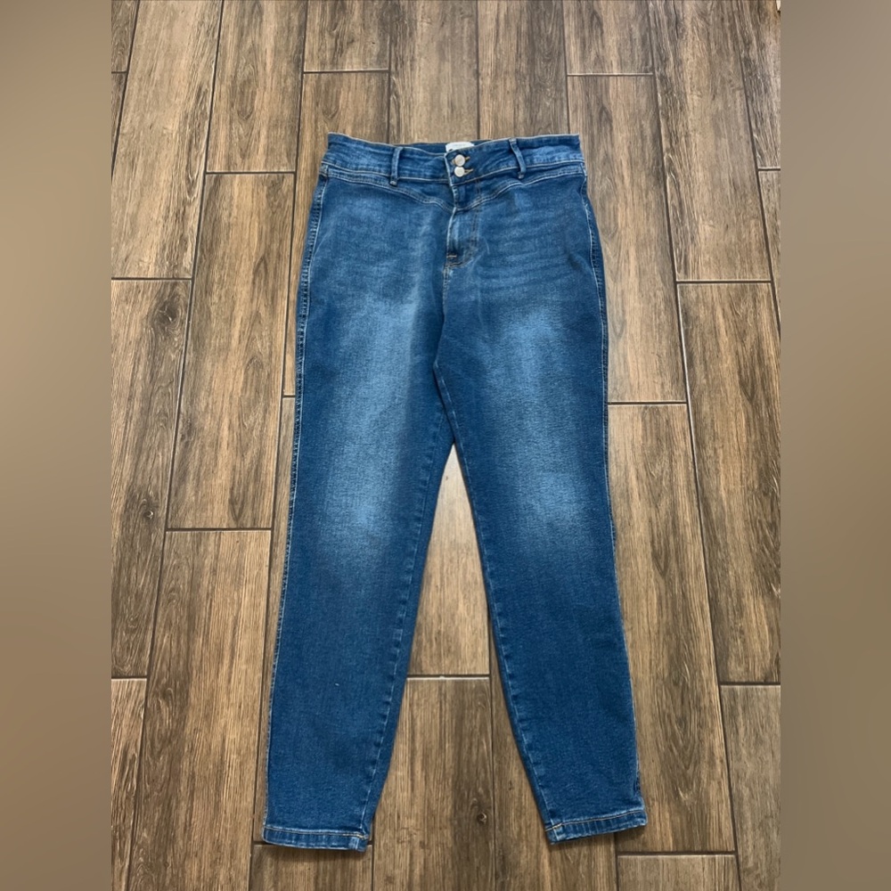 Forever 21 Jeans Womens Size 14 Blue Slimming High Rise Denim Up Lyfter